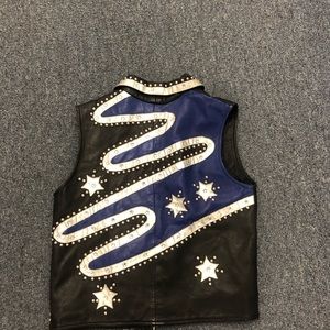 Genuine leather vest